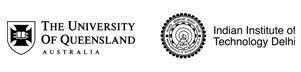 Individual University of Queensland and Individual Indian Institute of Technology Delhi Logo's